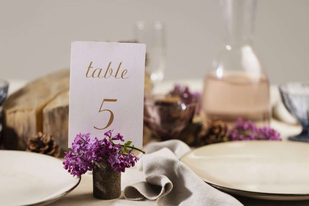high-angle-wedding-table-with-flowers