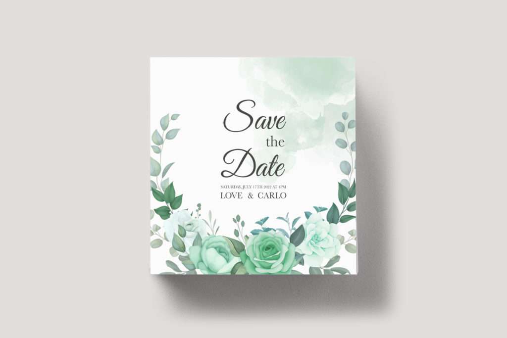 Save A Date Card