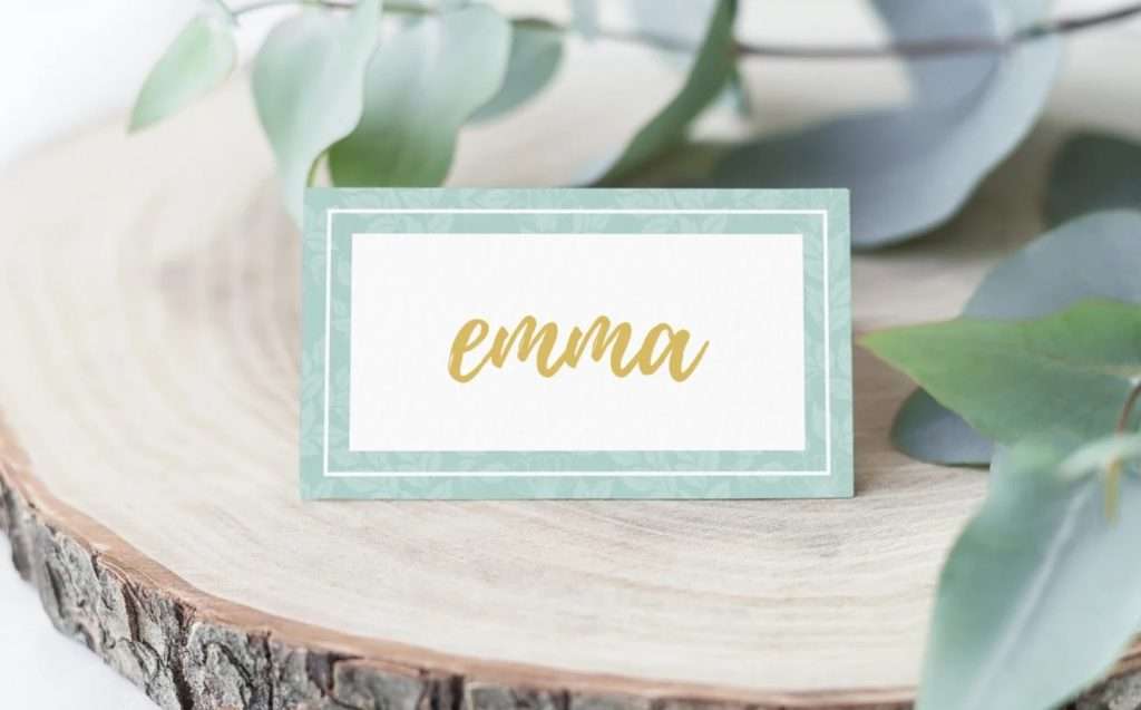 Wedding Name Place Cards
